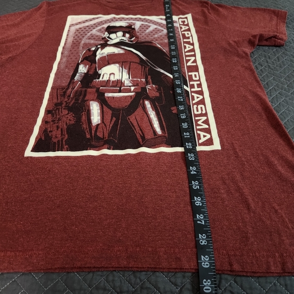 Star Wars Fifth Sun The Force Awakens Captain Phasma Poster Heather Red Tshirt L - Picture 12 of 16